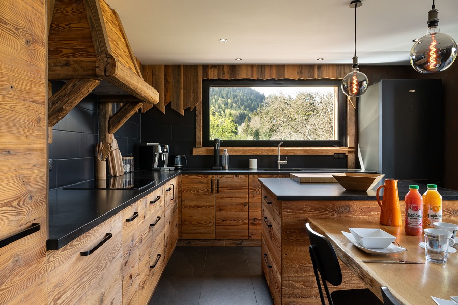 cuisine bellevue chalet location vosges