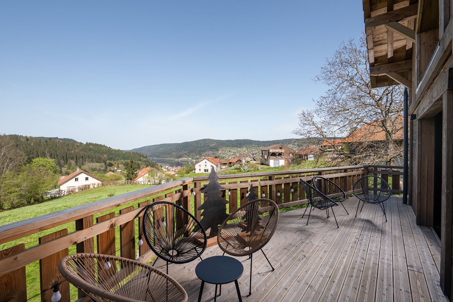 terrasse bellevue location chalet vosges