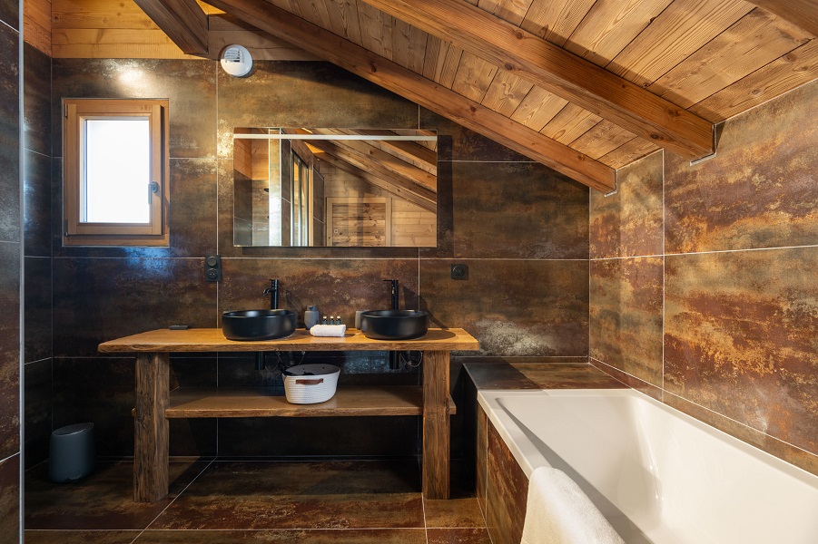 salle de bain tharkey location chalet vosges