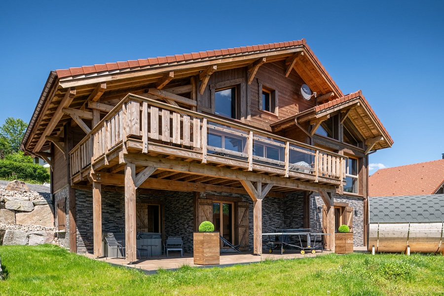 jacuzzi sauna ping pong Emeraude location chalet vosges