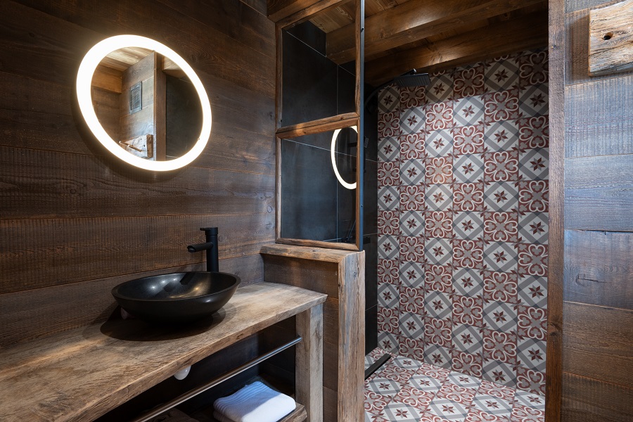 salle de douche 1907 location chalet vosges