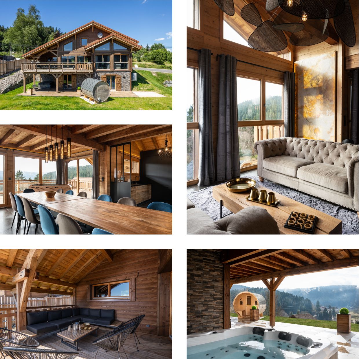 chalet �meraude chalet luxe location vosges