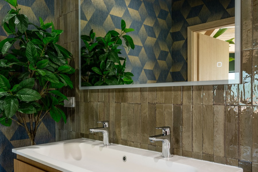 salle de bain gite poli resort location vosges gerardmer groupe 