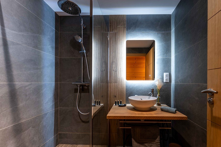 salle de douche victorine location chalet vosges