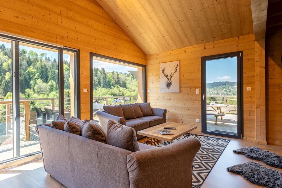 salon victorine location chalet vosges