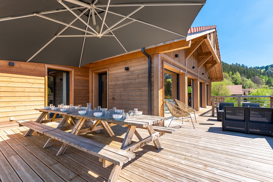 terrasse victorine location chalet vosges