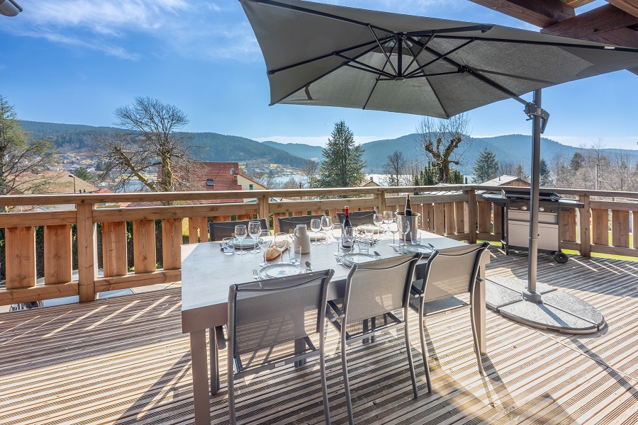 terrasse 1907 location chalet vosges