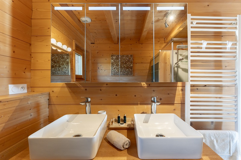 salle de bain cimes location chalet gerardmer vosges vacances famille groupe