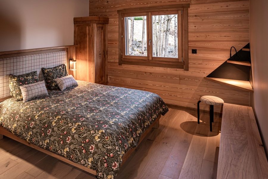 chambre fleur location chalet luxe vosges