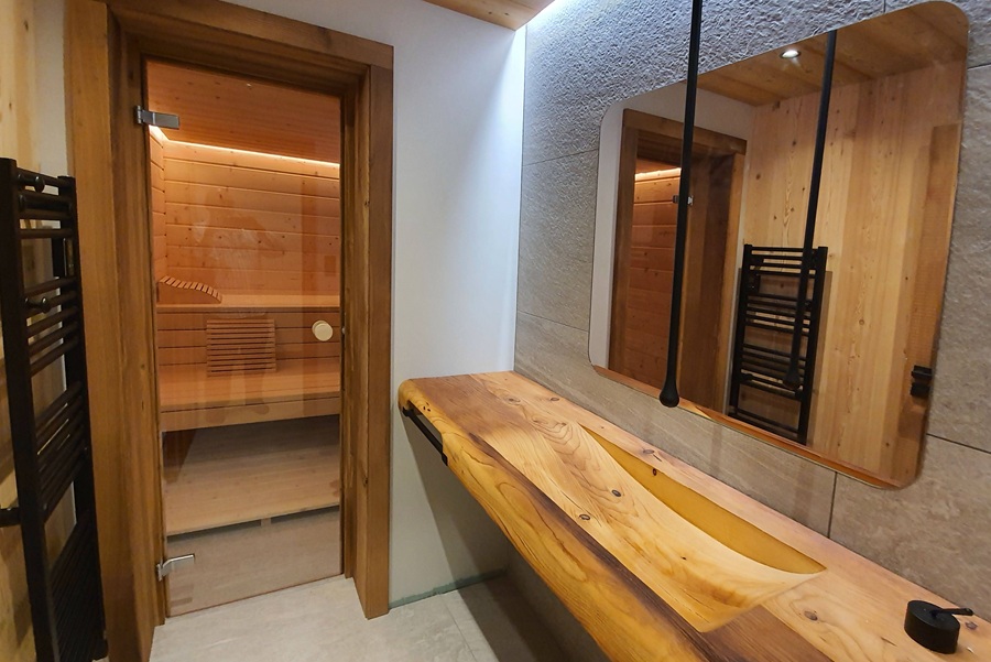 sauna fleur location chalet luxe vosges