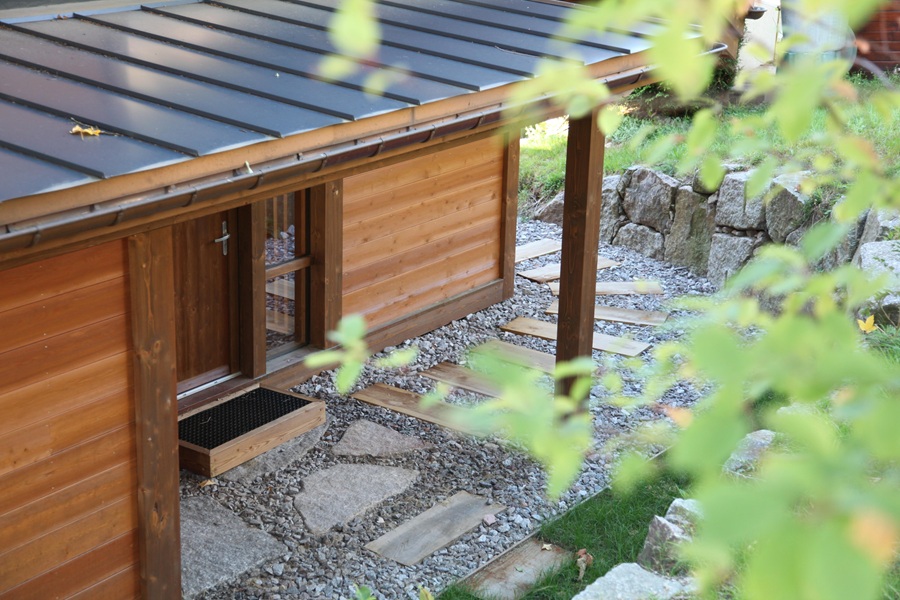 terrasse fleur location chalet luxe vosges