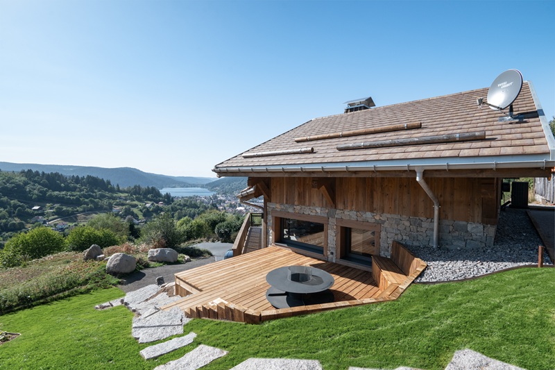 chalet panoramic lodge location vosges petanque