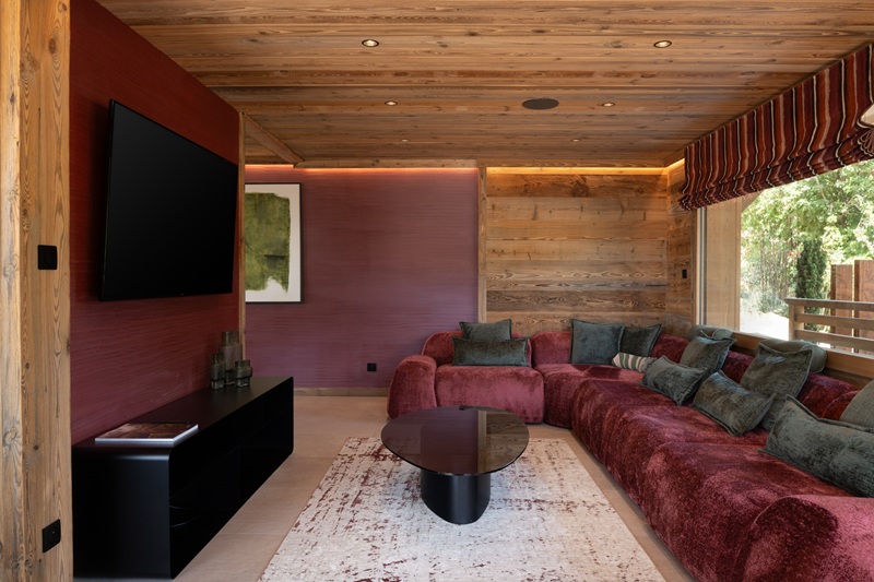 salon chalet luxe pere meleze