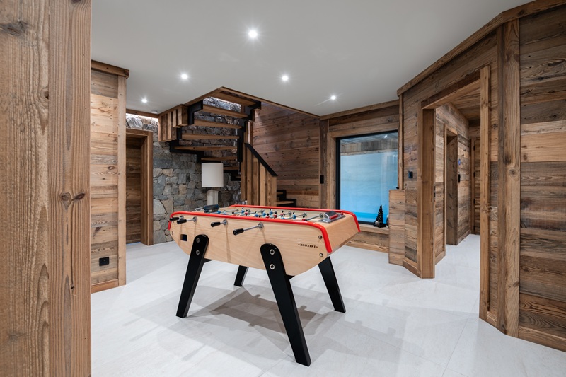 salle de jeux babyfoot location chalet gerardmer
