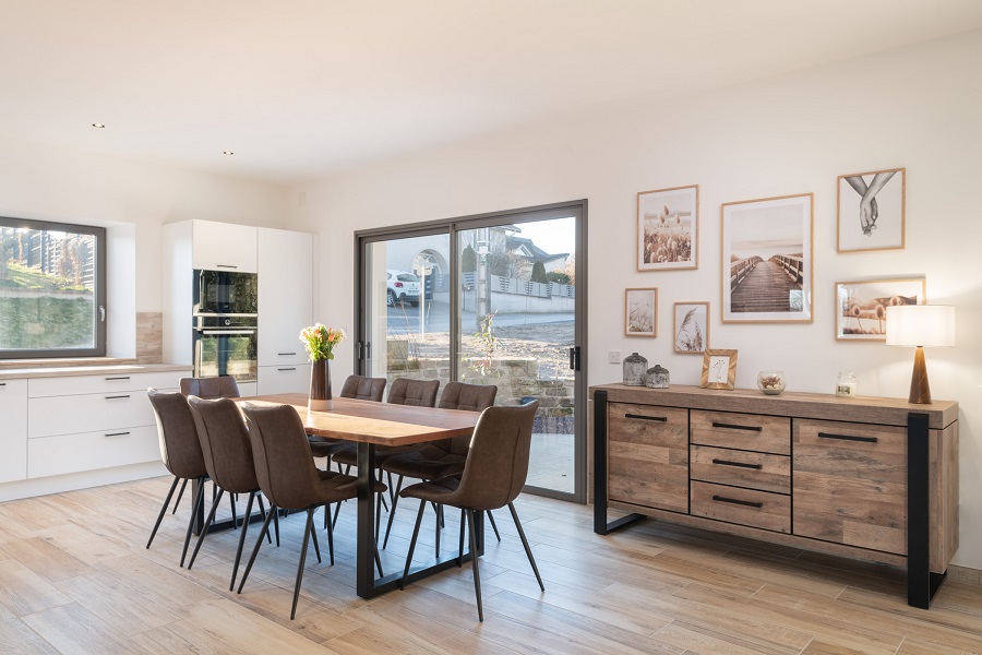 salle a manger gite clos du chene location vosges hadol famille