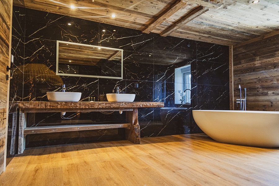 salle de bain charbonniere location gite gerardmer vosges vacances famille groupe