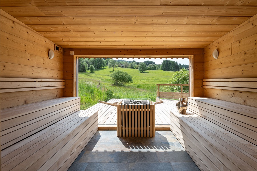 sauna gite poli resort location vosges gerardmer groupe 